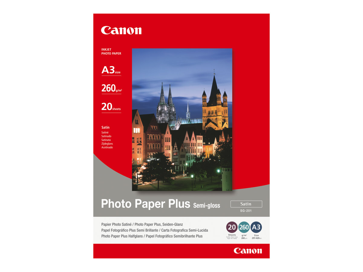 CANON SG-201 semi glossy photo paper inktjet 260g/m2 A3 20 s