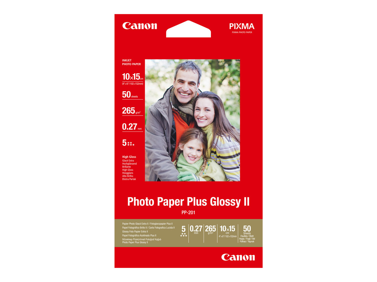 CANON PP-201 plus photo paper inktjet 260g/m2 4x6 inch 50 sh
