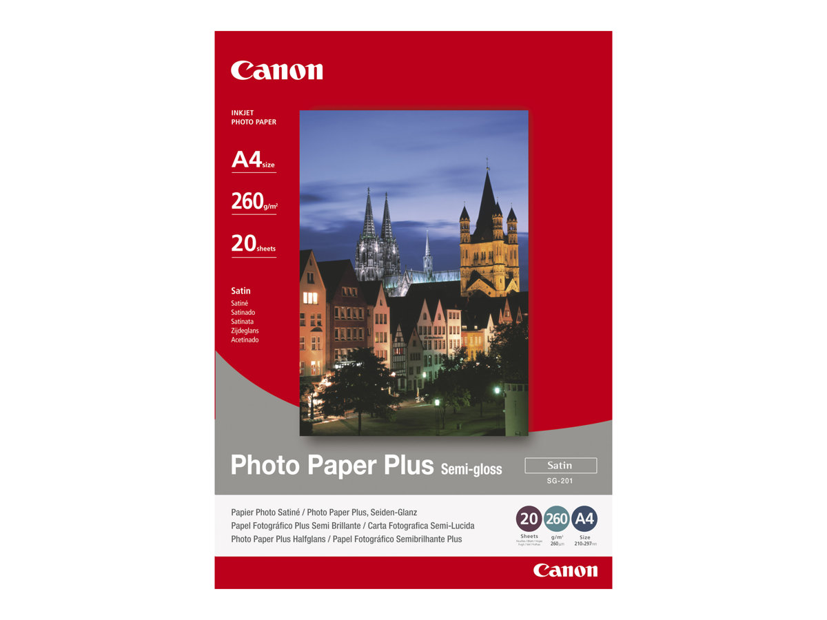 CANON SG-201 semi glossy photo paper inktjet 260g/m2 4x6 inc
