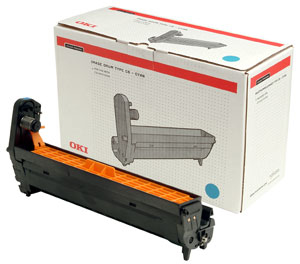 OKI C5100  C5200  C5300  C5400 drum cyaan standard capacity