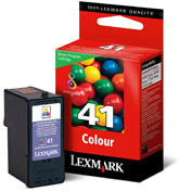 LEXMARK 41 inktcartridge kleur standard capacity 210 pagina