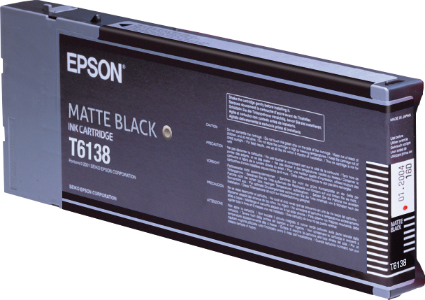 EPSON T6138 inktcartridge matzwart standard capacity 110ml 1