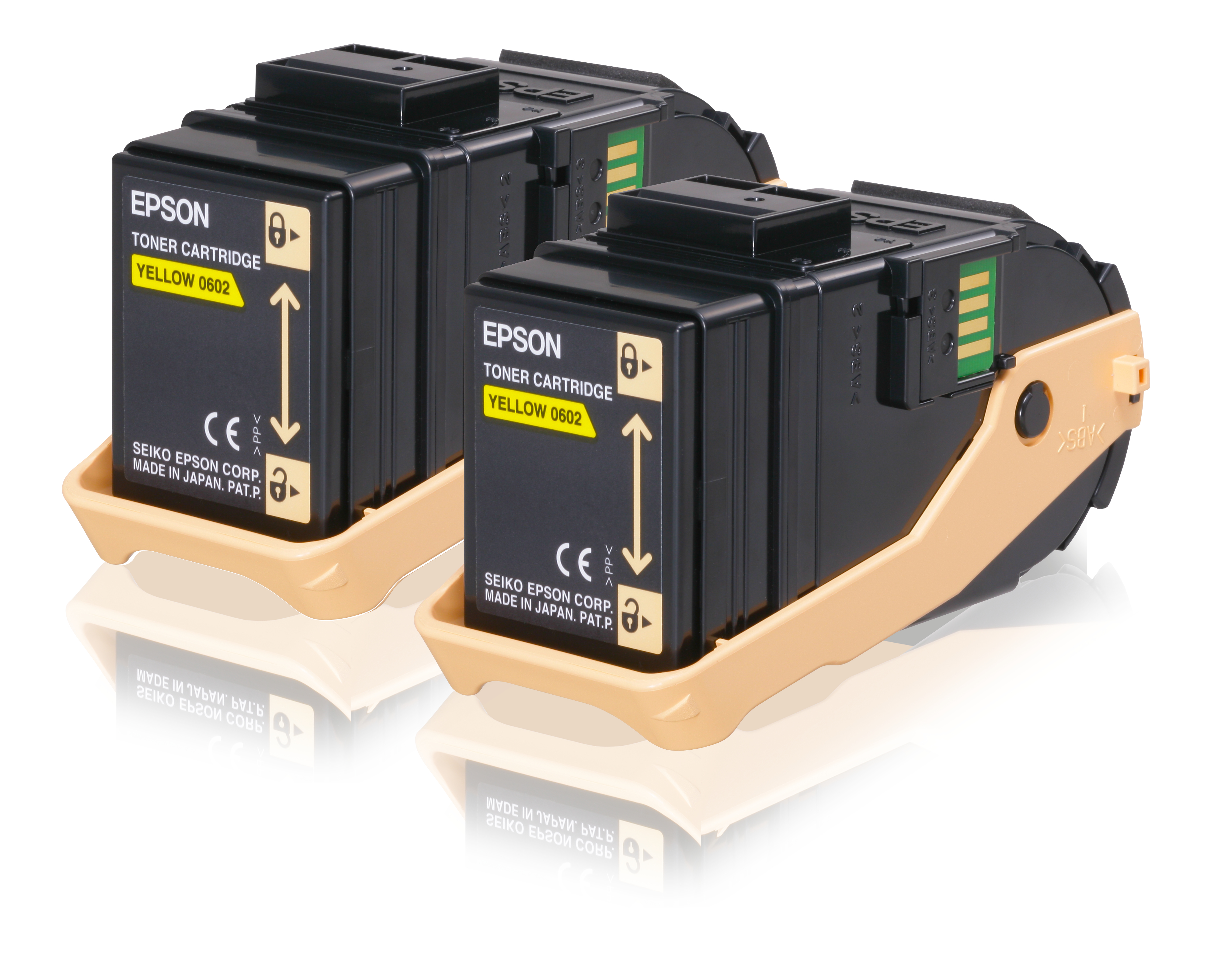 EPSON AL-C9300N tonercartridge geel standard capacity 2 x 7.