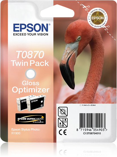EPSON T0870 inktcartridge gloss optimizer standard capacity
