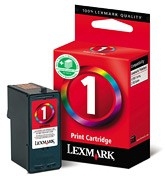 LEXMARK 1 inktcartridge kleur high capacity 125 pagina s 1-p