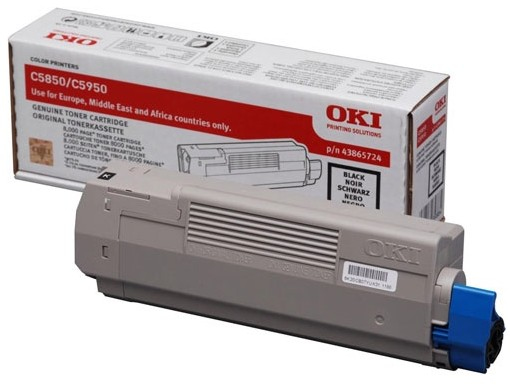 OKI C5850, C5950 tonercartridge zwart standard capacity 8.00