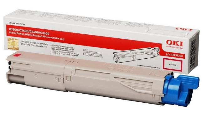 OKI C3300, C3400, C3450, C3600 tonercartridge magenta high c