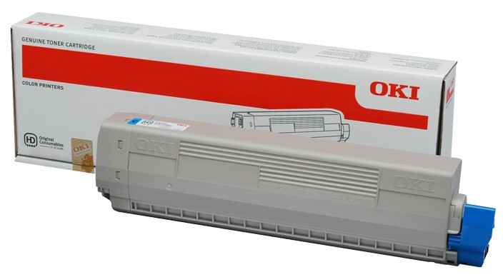 OKI C831 C841 tonercartridge cyaan standard capacity 10.000