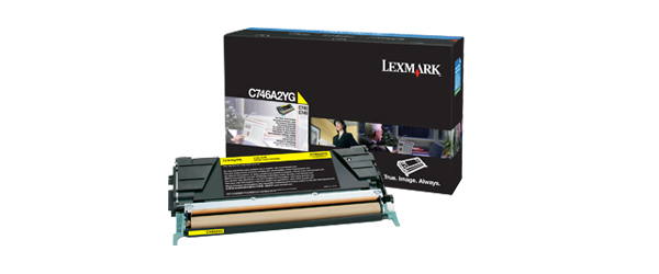 LEXMARK C746, C748 tonercartridge geel standard capacity 7.0