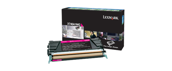 LEXMARK X746, X748 7K tonercartridge magenta standard capaci