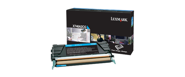LEXMARK X746, X748 tonercartridge cyaan standard capacity 7.