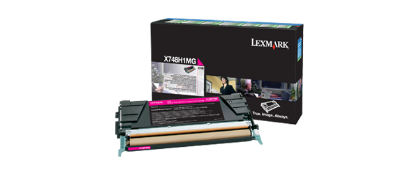 LEXMARK X748 10K tonercartridge magenta high capacity 10.000