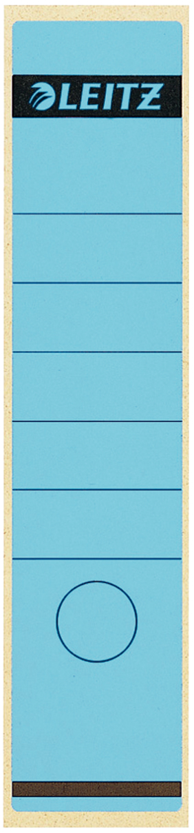 LEITZ RUGETIKET 8CM ZELFKLEVEND BLAUW