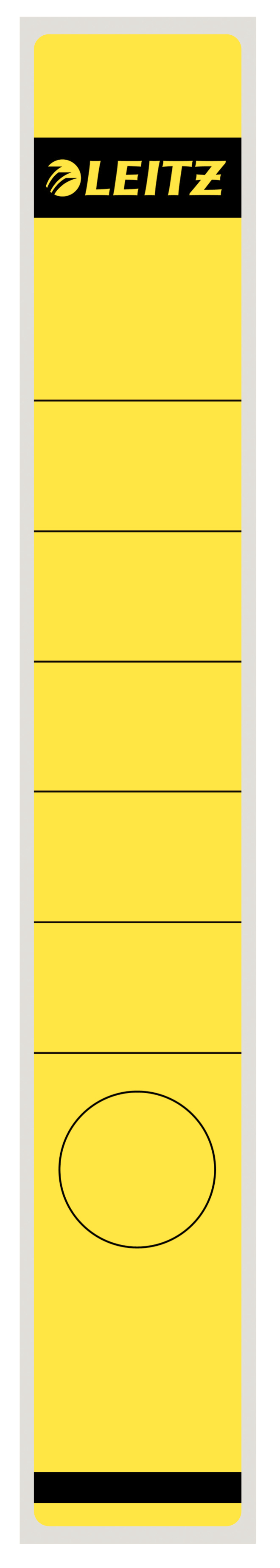 LEITZ RUGETIKET 4CM ZELFKLEVEND GEEL