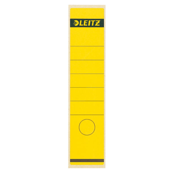 LEITZ RUGETIKET 8CM ZELFKLEVEND GEEL
