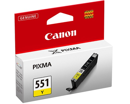 CANON CLI-551Y inktcartridge geel standard capacity 330 pagi