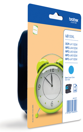 BROTHER LC-125XL inktcartridge cyaan high capacity 1.200 pag