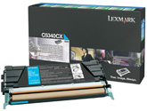 LEXMARK C534 tonercartridge cyaan extra high capacity 7.000