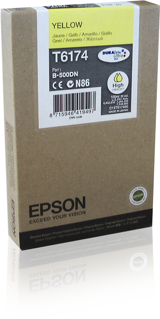 EPSON T6174 inktcartridge geel high capacity 100ml 1-pack