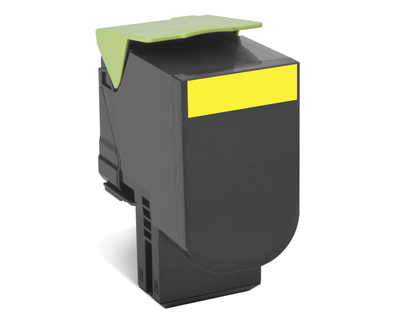 LEXMARK 802SY tonercartridge geel standard capacity 2.000 pa