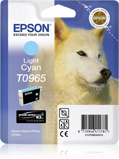 EPSON T0965 inktcartridge licht cyaan standard capacity 11.4