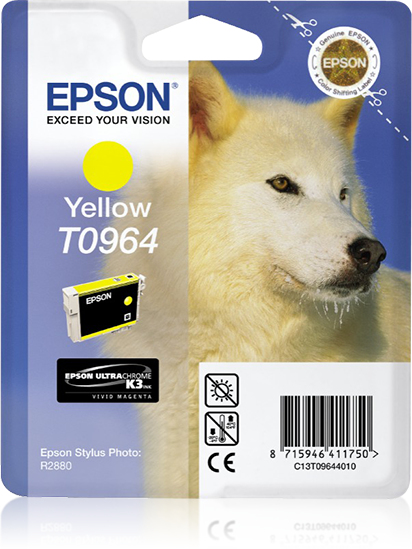 EPSON T0964 inktcartridge geel standard capacity 11.4ml 1-pa