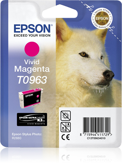 EPSON T0963 inktcartridge vivid magenta standard capacity 11