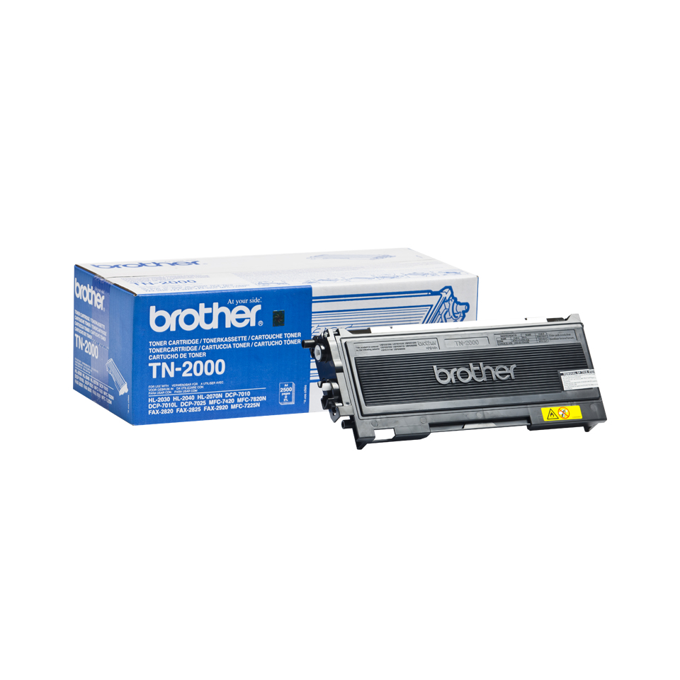 BROTHER TN-2000 tonercartridge zwart standard capacity 2.000
