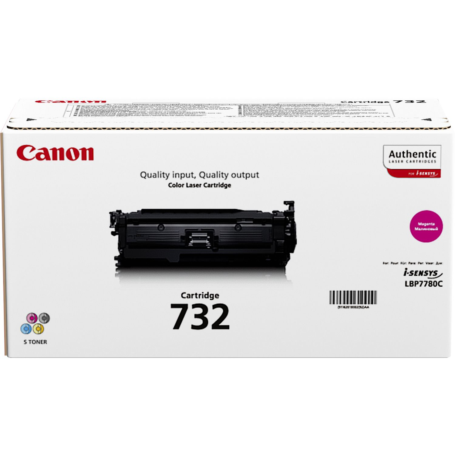 CANON 732-M tonercartridge magenta standard capacity 6.400 p