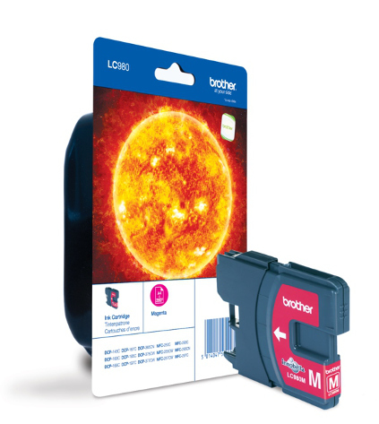 BROTHER LC-980 inktcartridge magenta standard capacity 5.5ml