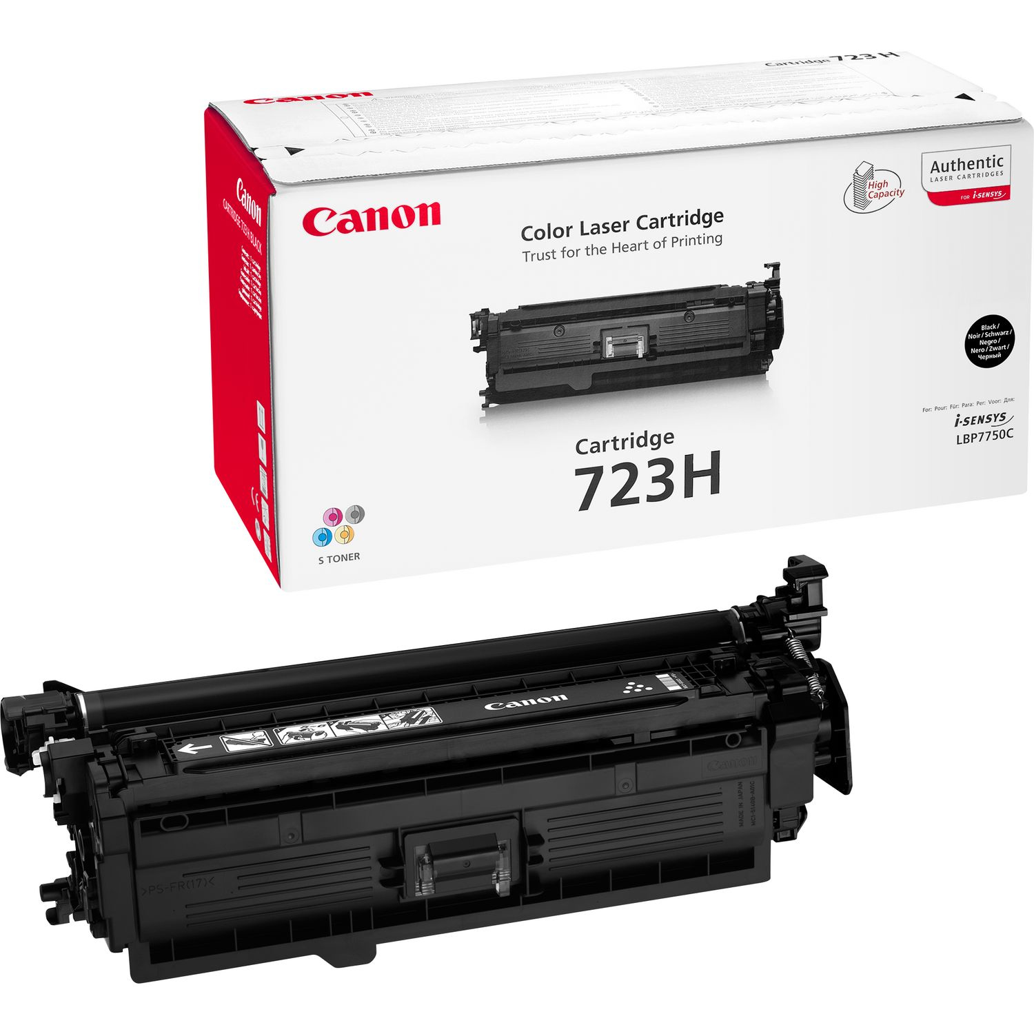 CANON 723H tonercartridge zwart high capacity 10.000 pagina