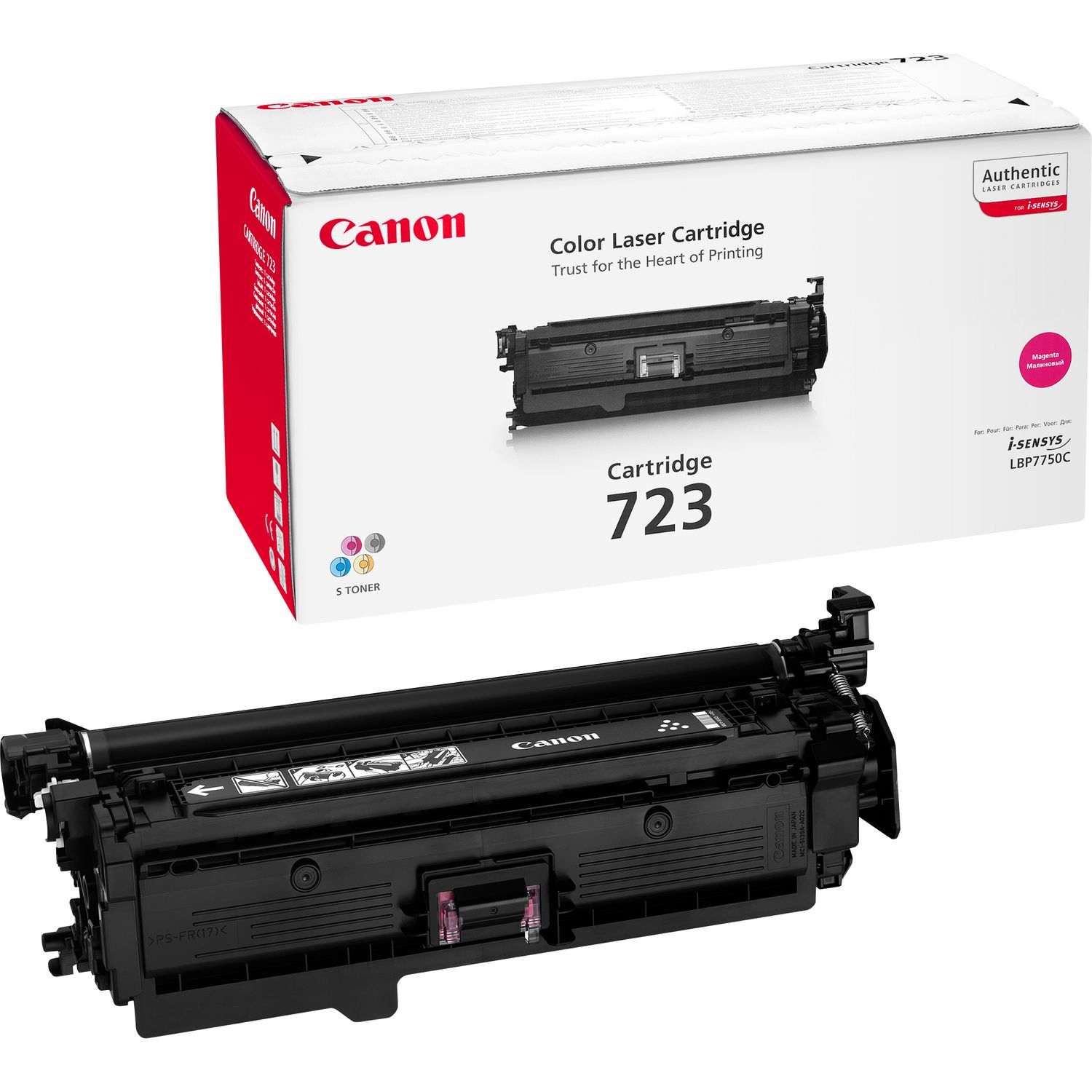 CANON 723 tonercartridge magenta standard capacity 8.500 pag
