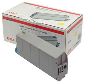 OKI C7100  C7300  C7350  C7500 tonercartridge geel standard