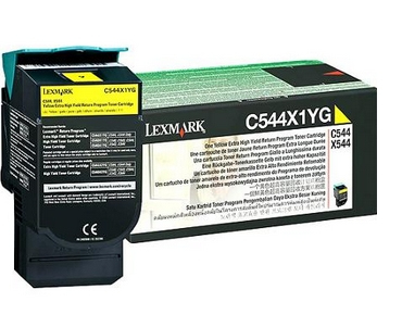 LEXMARK C544, X544 tonercartridge geel extra high capacity 4