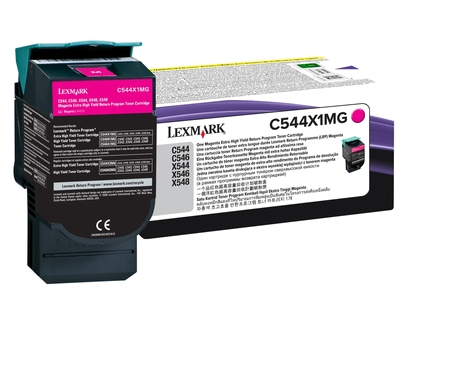 LEXMARK C54x, X54xMG tonercartridge magenta extra high capac