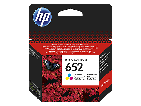 HP 652 original Ink cartridge F6V24AE BHK Tri-color