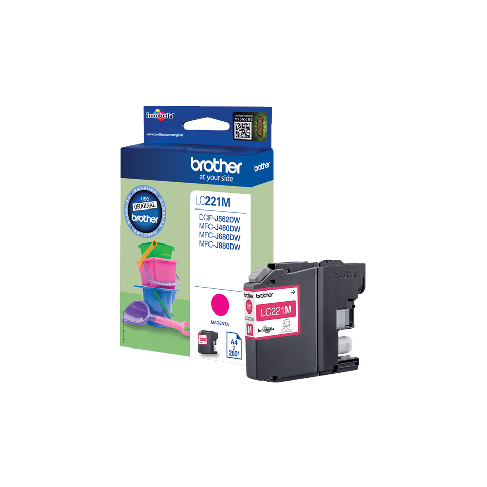 BROTHER LC221M ink magenta 300 pages