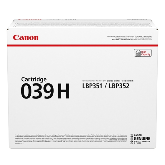 CANON toner CRG039 H high capacity yield 25.000