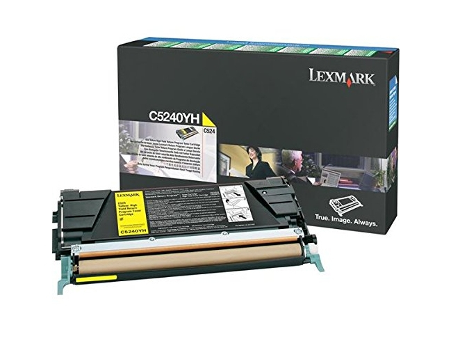 LEXMARK C524, C532, C534 tonercartridge geel high capacity 5