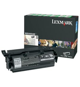 LEXMARK X654, X656, X658 label tonercartridge zwart standard
