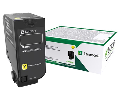 LEXMARK 10K Return Program Gele Toner Cartridge CS/CX727 CS7