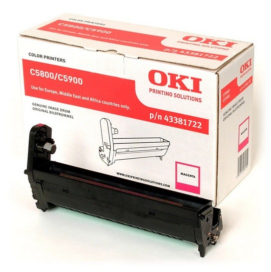 OKI C5800, C5900, C5550MFP drum magenta standard capacity 20