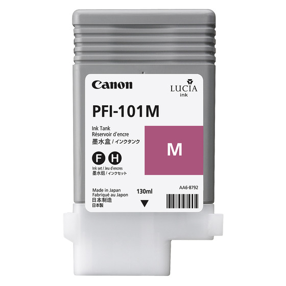 CANON PFI-101M inktcartridge magenta standard capacity 130ml