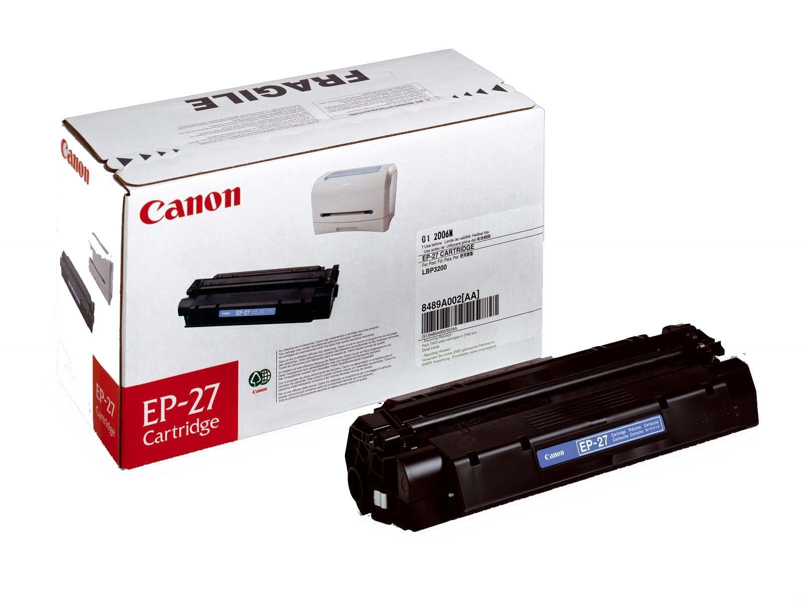 CANON EP-27 tonercartridge zwart high capacity 2.500 pagina