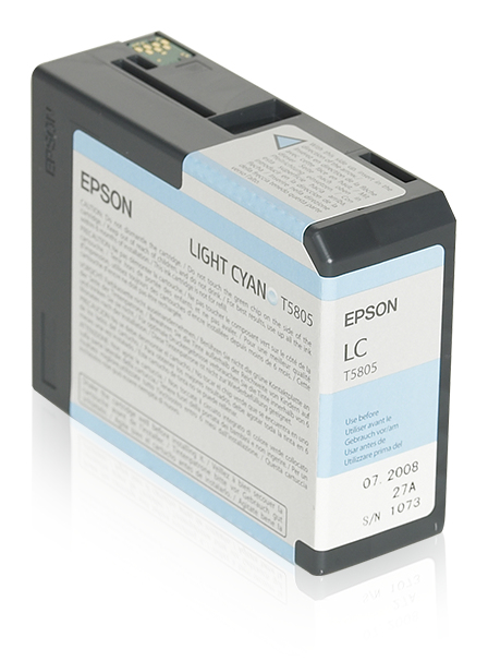 EPSON T5805 inktcartridge licht cyaan standard capacity 80ml