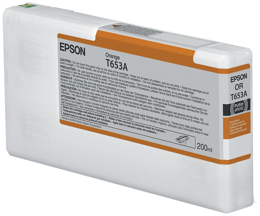 EPSON T653A inktcartridge oranje standard capacity 200ml
