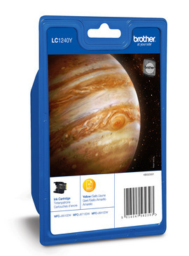 BROTHER LC-1240 inktcartridge geel high capacity 600 pagina