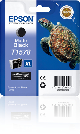 EPSON T1578 inktcartridge matzwart standard capacity 1-pack