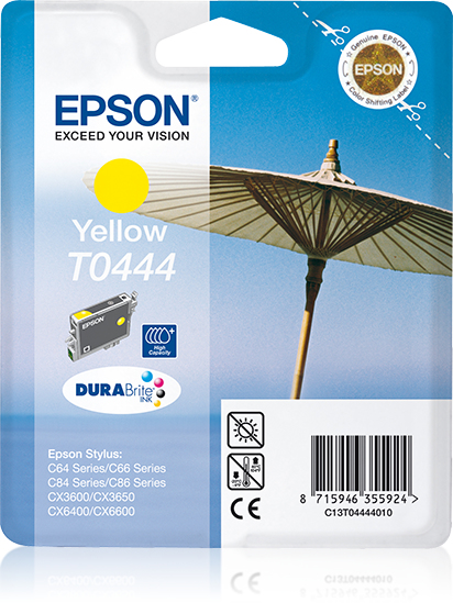 EPSON T0444 inktcartridge geel high capacity 13ml 420 pagina