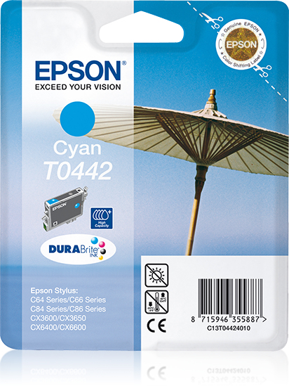 EPSON T0442 inktcartridge cyaan high capacity 13ml 420 pagin